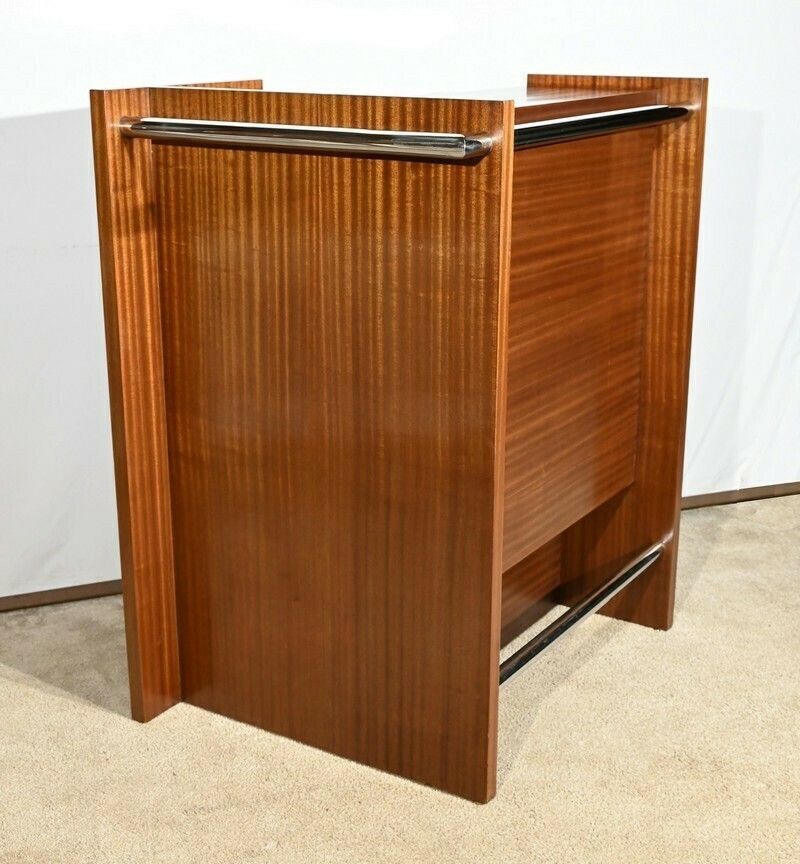 Small Apartment Bar In Sapelli Mahogany – 1940 photo furniture