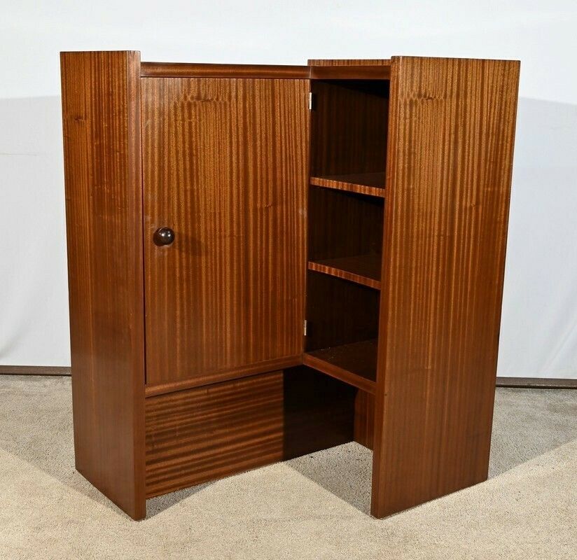 Small Apartment Bar In Sapelli Mahogany – 1940 photo Furniture