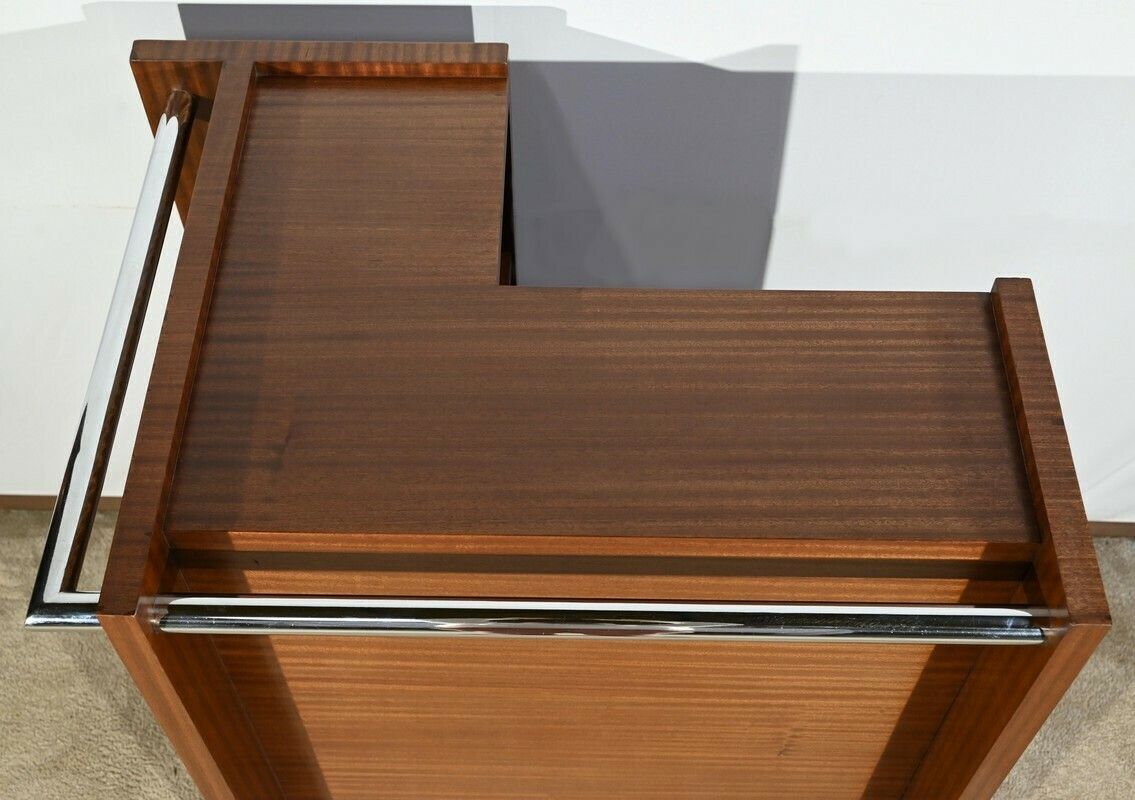 Small Apartment Bar In Sapelli Mahogany – 1940 photo vinterior