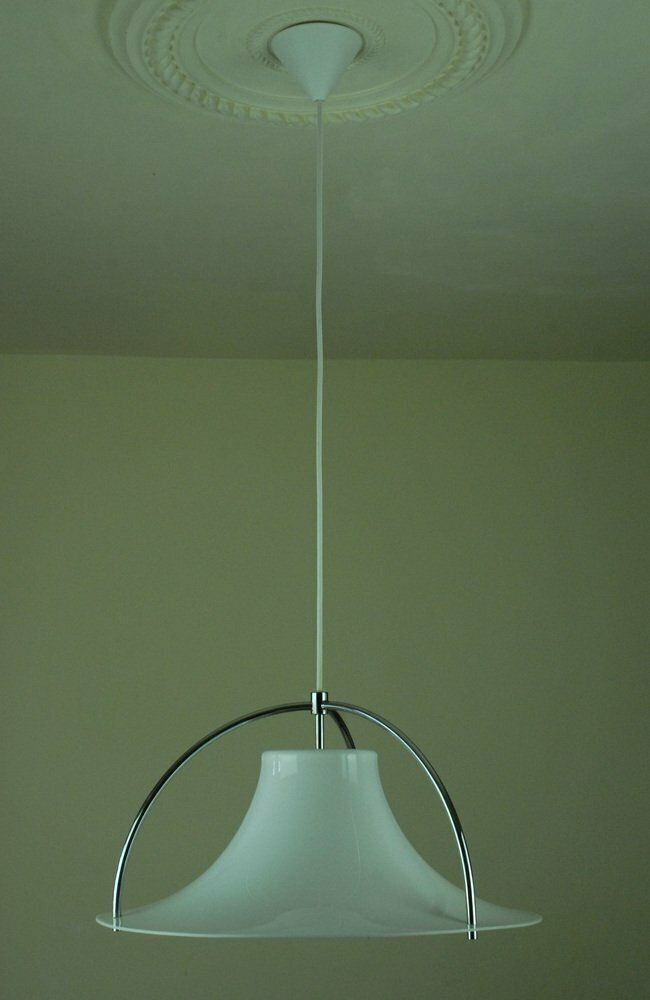 Single Pendant Lamp By Jo Hammerborg For Fog & Mørup, Denmark, 1970s
