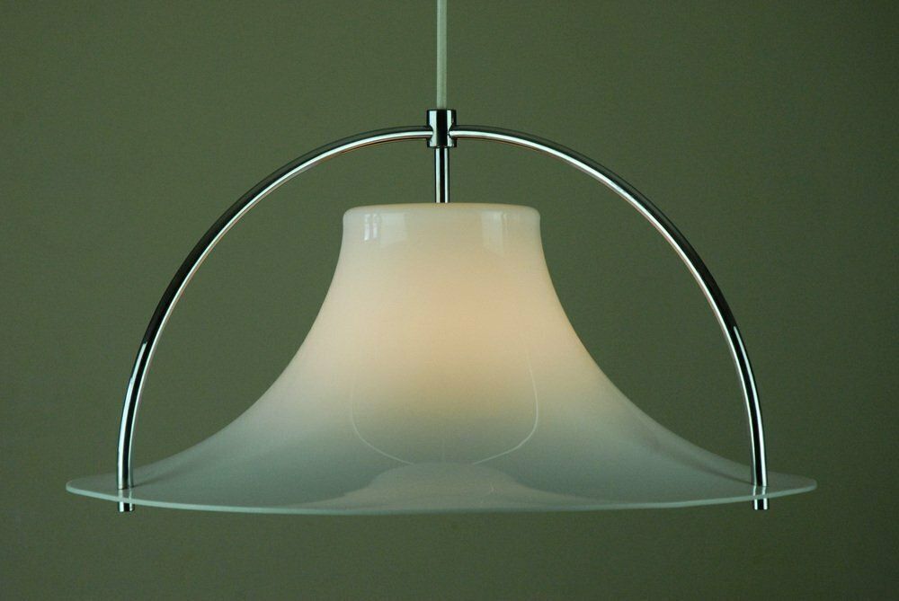 Single Pendant Lamp By Jo Hammerborg For Fog & Mørup, Denmark, 1970s photo Lighting
