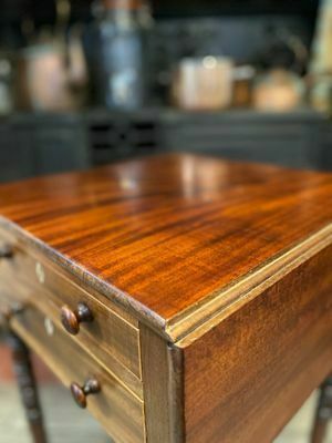 photo for sale Georgian Mahogany Baby Pembroke Table Circa 1800