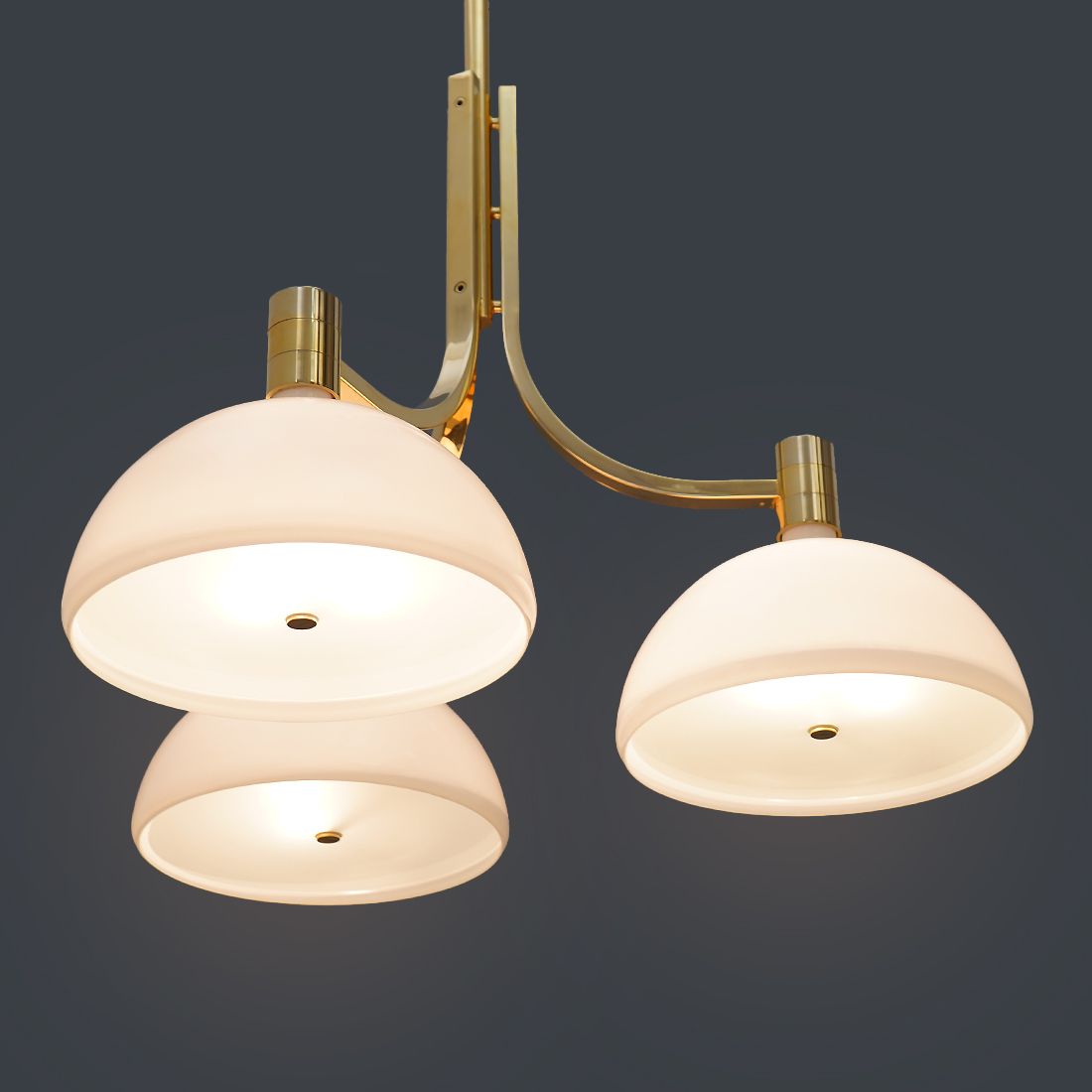 Gold Plated "As/Am" Chandelier By Franco Albini And Franca Helg For Sirrah, 1970s photo buy