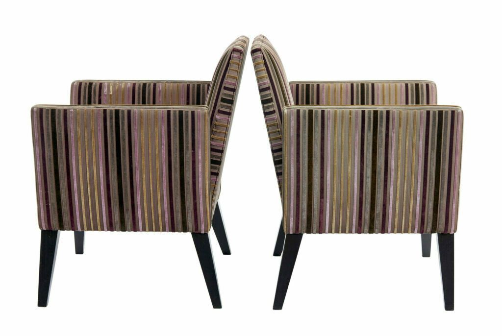 Pair Of Contemporary Lounge Armchairs photo buy
