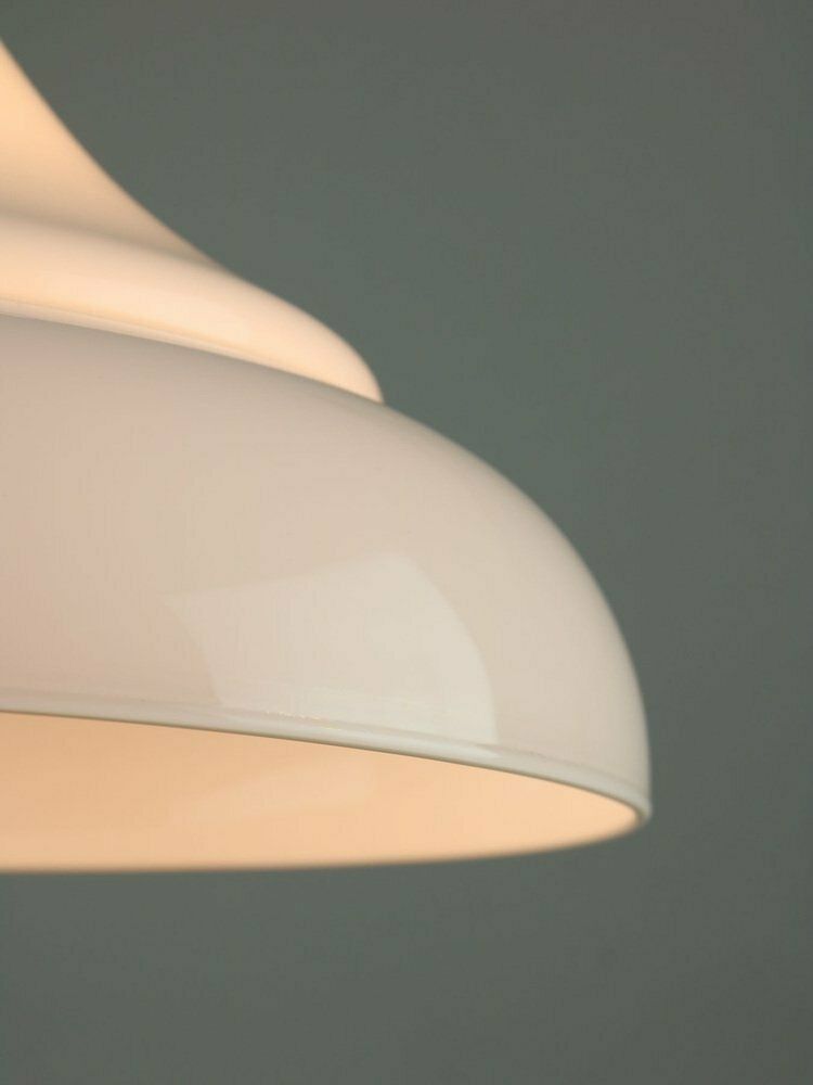 Mid Century Italian Aluminum And Glass Pendant Lamp photo buy