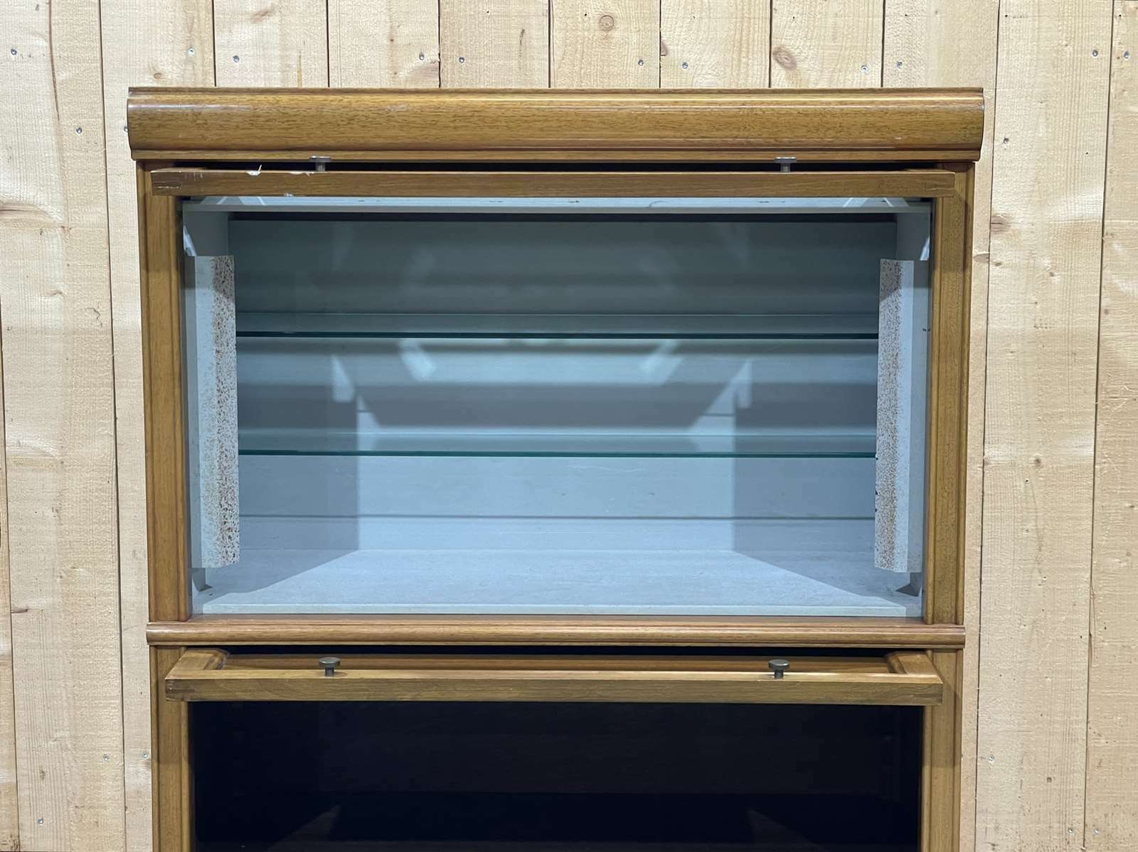 Walnut And Oak Showcase From Md, 1960s photo vinterior