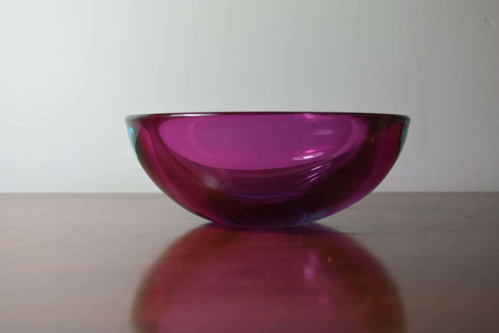 A Murano Sommerso Bowl In The Style Of Flavio Poli photo for sale