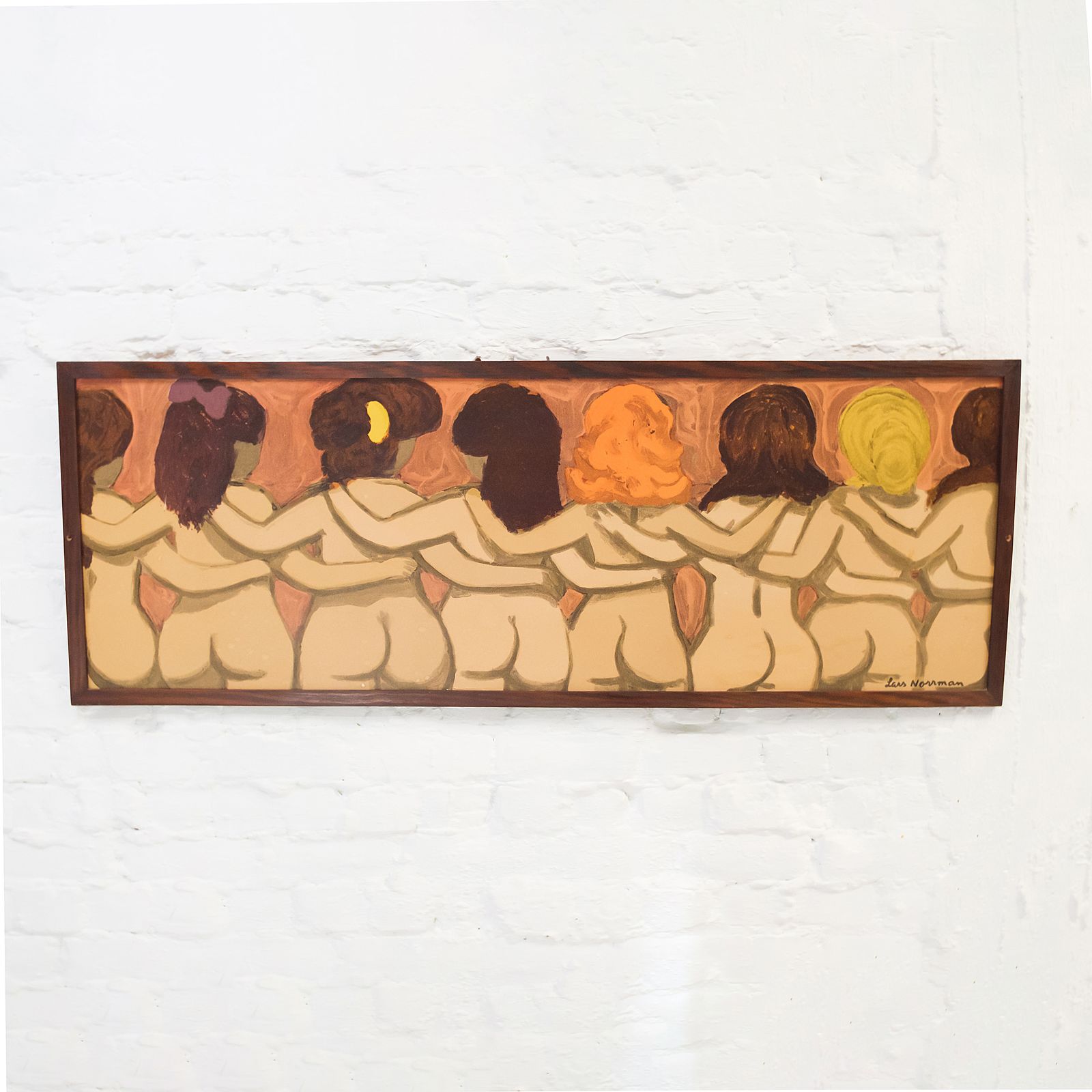 Lars Norrman Multi Print 'The Girls Go In The Ring' For Ikea 1972