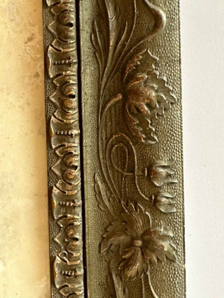 Beautiful Antique French Gilt Framed Portrait photo for sale