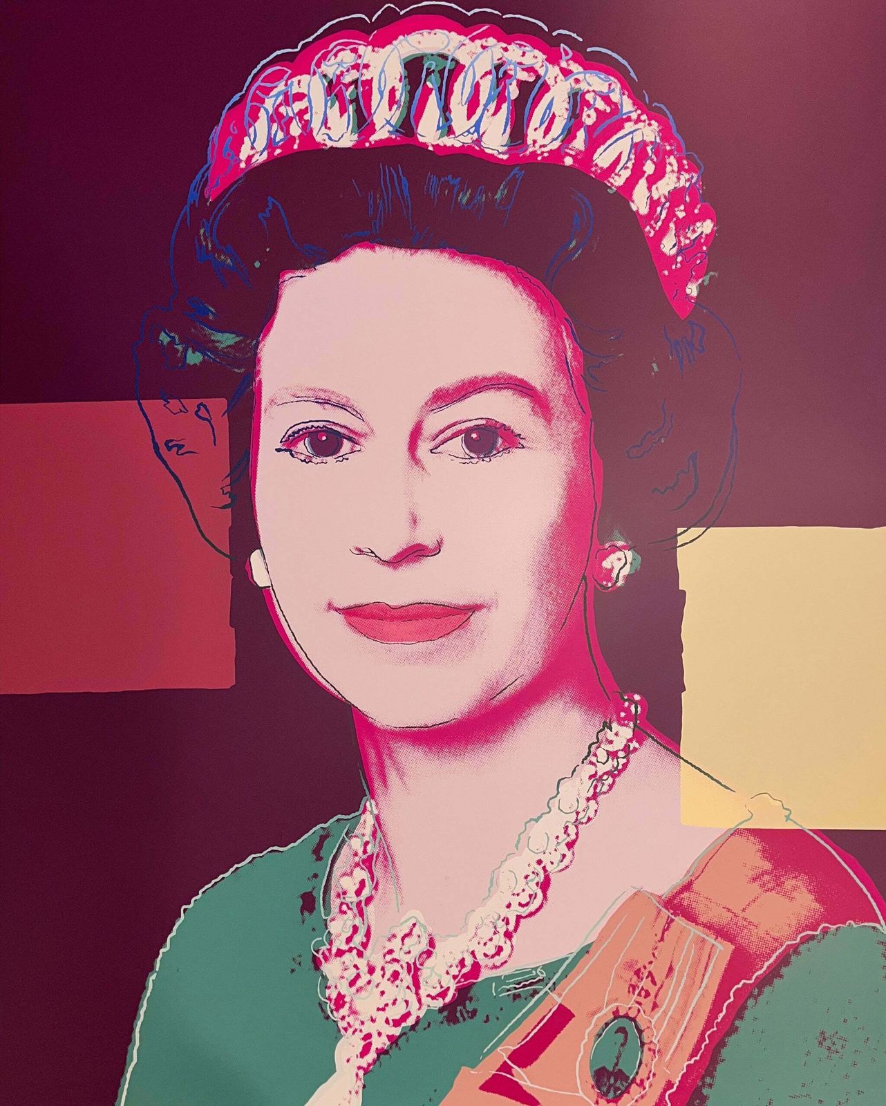 Andy Warhol 'Sunday B. Morning' Queen Elizabeth II 335