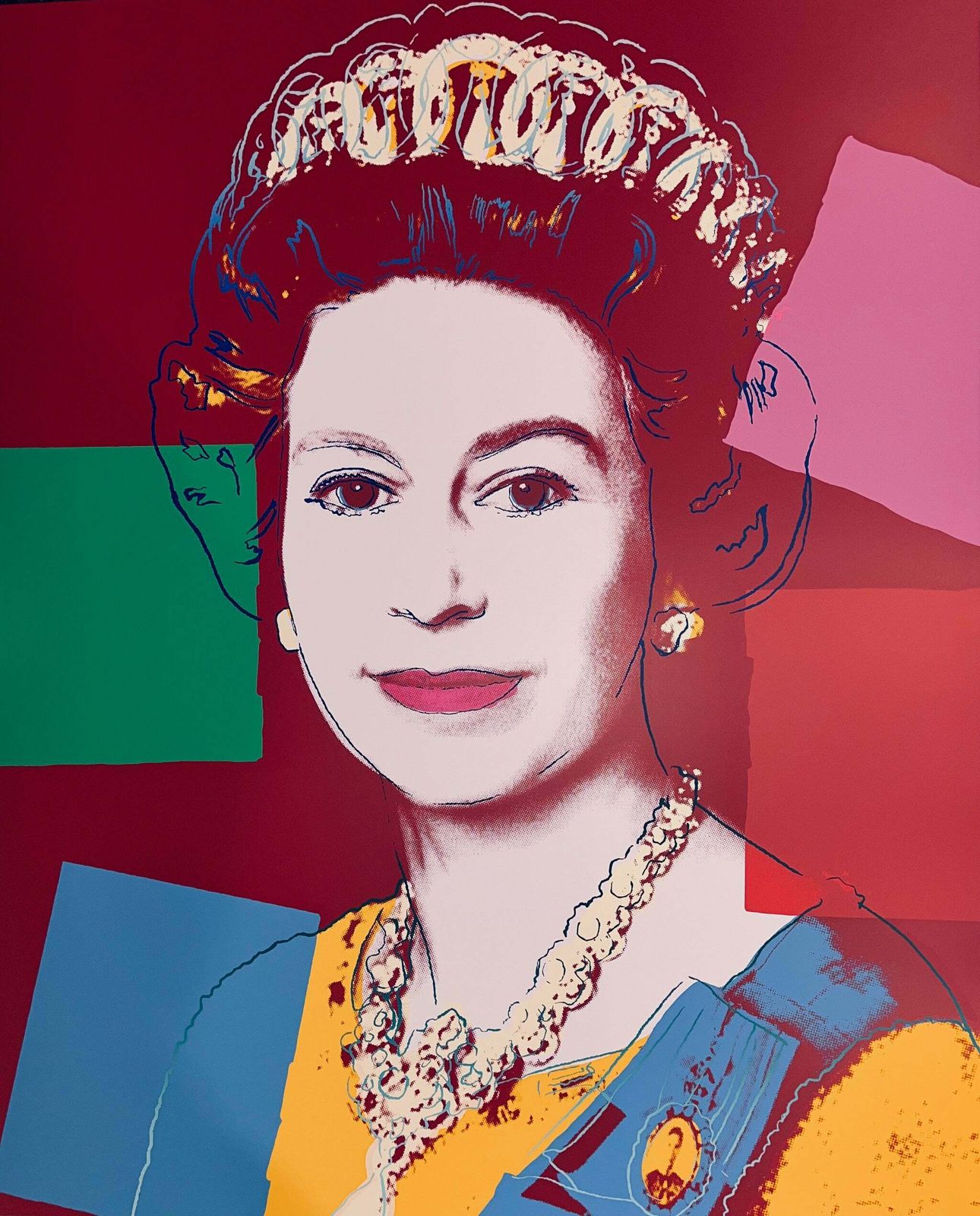 Andy Warhol 'Sunday B. Morning' Queen Elizabeth II 334