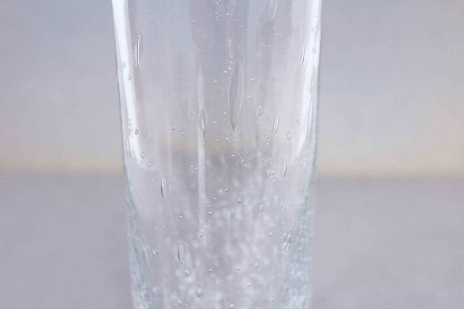 Glass Vase From The 70s With Bubble Inlay photo 67.0