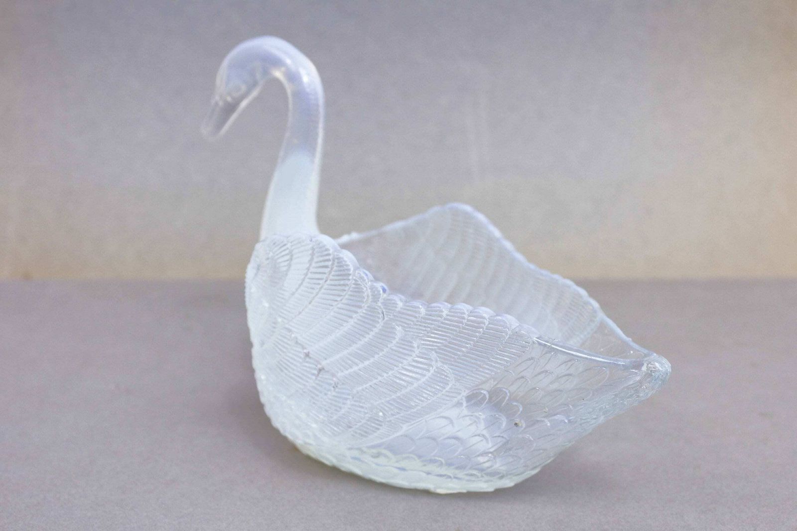 Burtles & Tate Blue Uraline Glass Pocket Tray From The Victorian Period. photo Home Decor