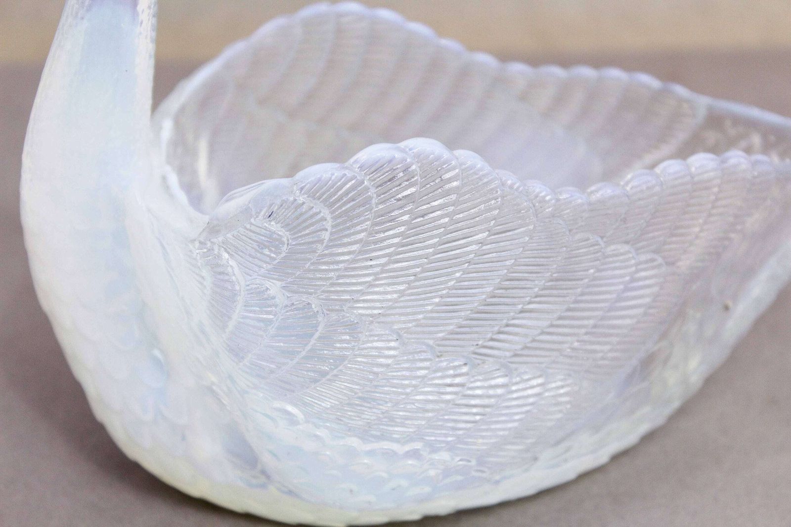 Burtles & Tate Blue Uraline Glass Pocket Tray From The Victorian Period. photo buy
