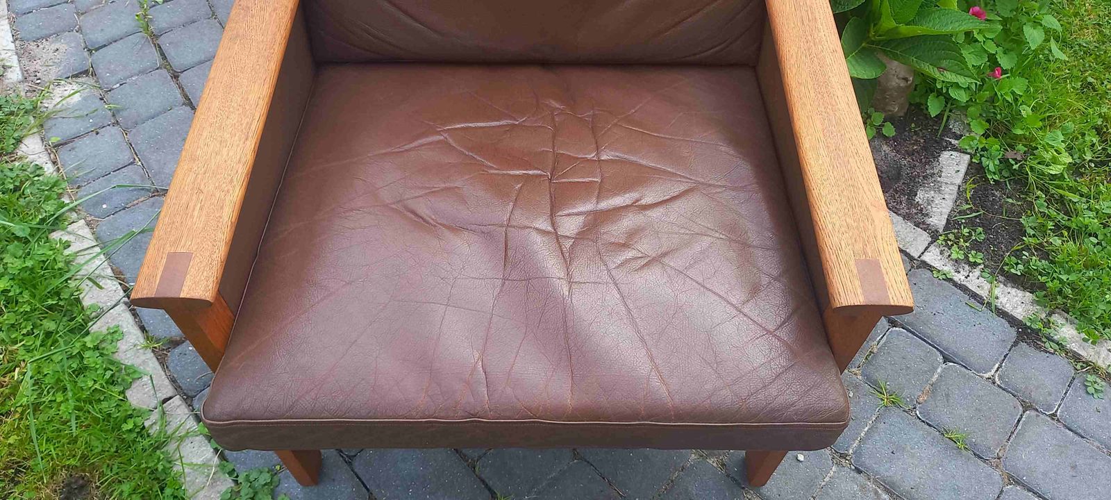 Leather Lounge Chair By Illum Wikkelsø For Eilersen, 1960s photo 999.0