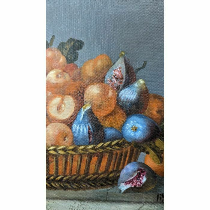 Still Life With Fruits French School Philippe Lazare 20th Century photo Art