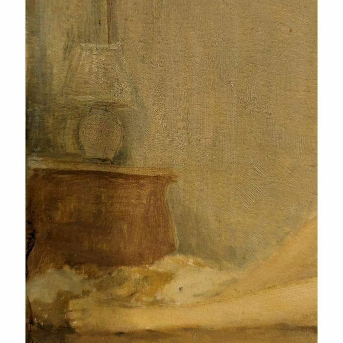Louis Edouard Garrido Oil On Paper Nude Woman photo Art