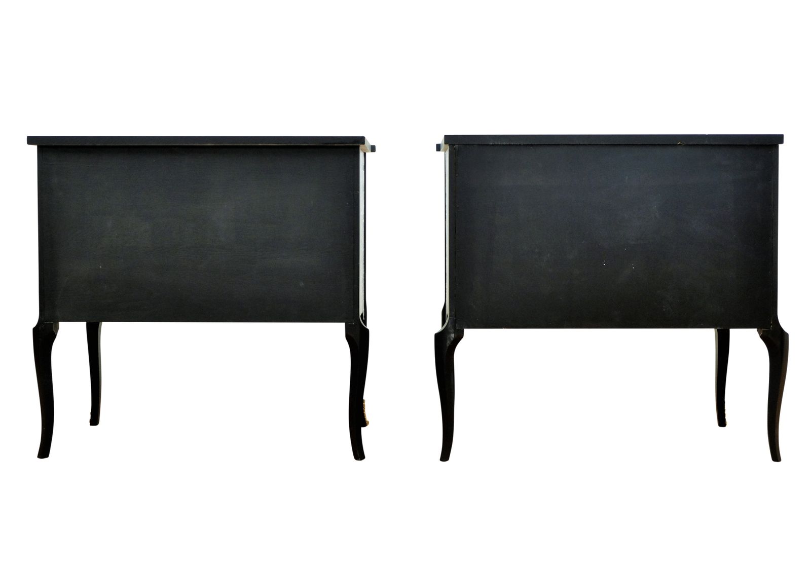 Pair Fornasetti Design Nightstands With Marble Top photo vintage
