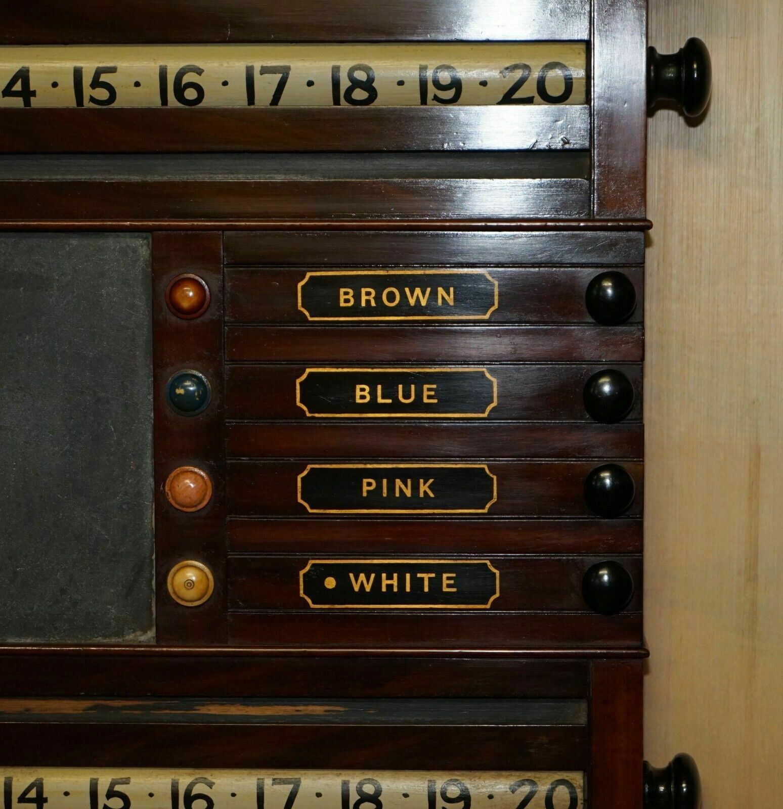 Fully Restored Antique Victorian Burroughes & Watts London Snooker Scoreboard photo buy