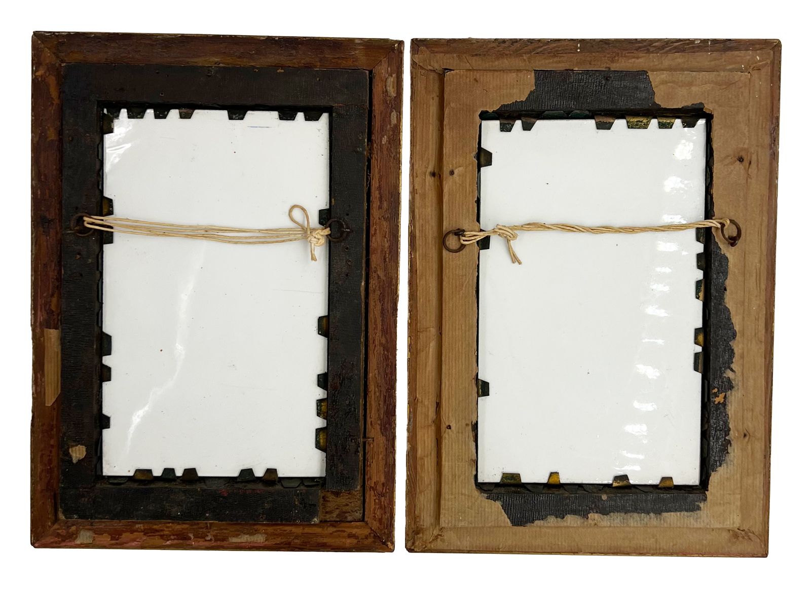 A Fine Pair Of Sevres Style Painted Porcelain Plaques Signed H. Desprez, 20th Century photo buy