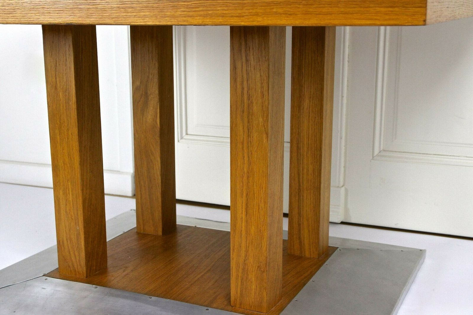 11500.0 20th Century Extendable Oakwood Dining Table By Josef Hoffmann, At Ca. 1905 photo