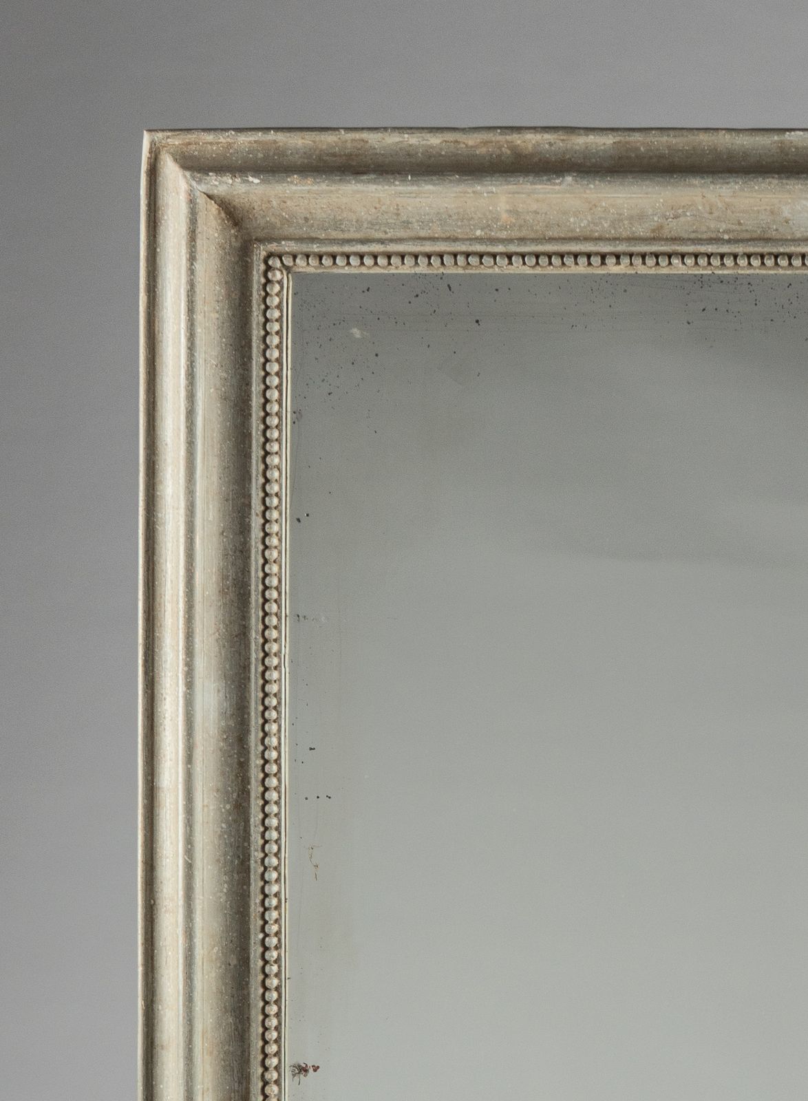 Large 19th Century French Painted Overmantle Mirror photo furniture
