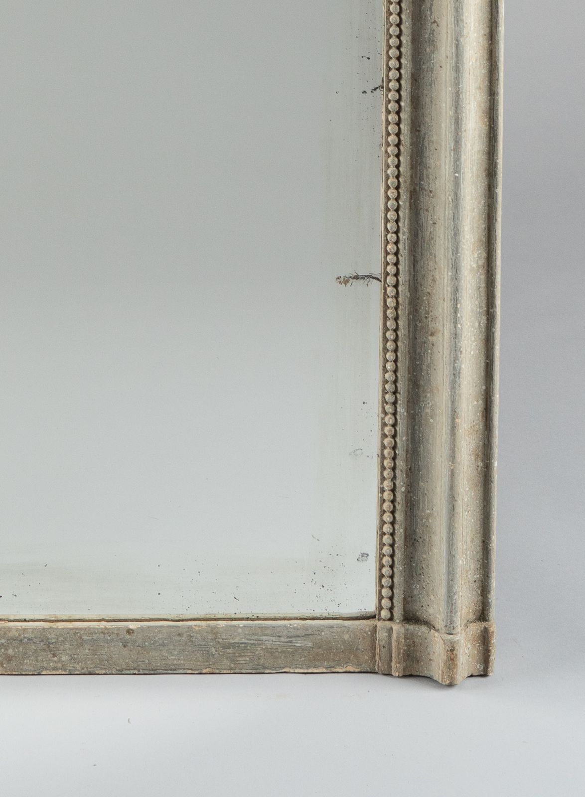 Large 19th Century French Painted Overmantle Mirror photo 1555.0