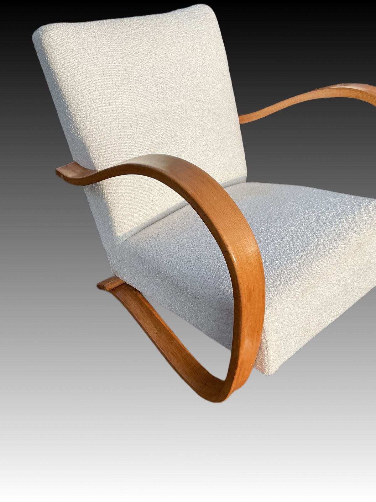 Art Deco Club Chair / Armchair By Jindrich Halabala For Up Závody 1930s photo for sale