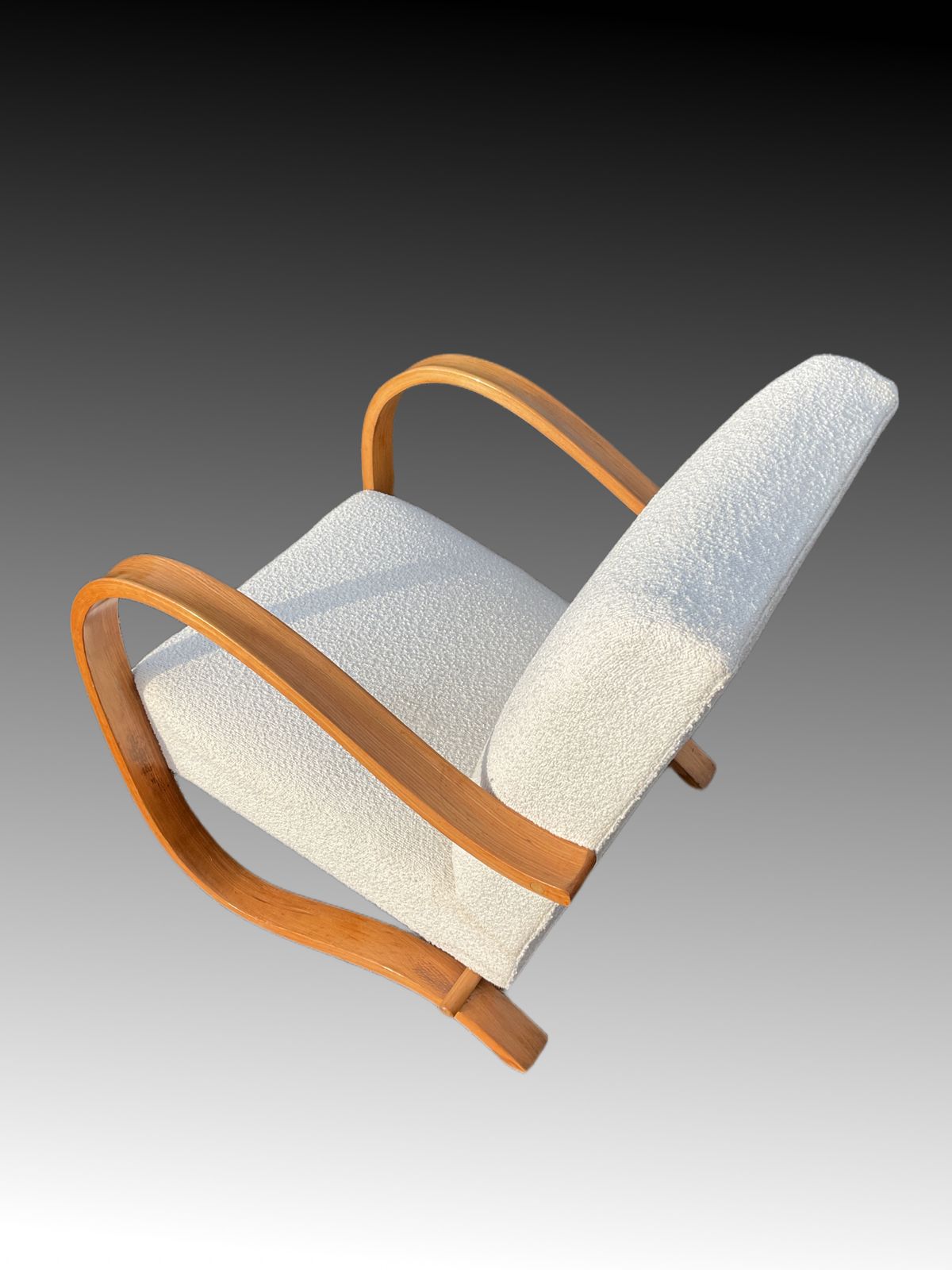 Art Deco Club Chair / Armchair By Jindrich Halabala For Up Závody 1930s photo 2985.0