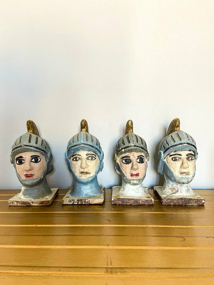 Sicilian Puppets, Italy, 1980s, Set Of 4 photo furniture