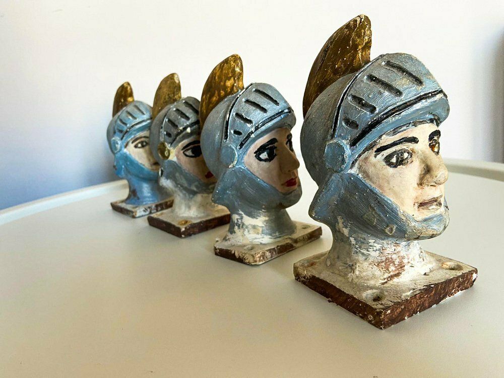 Sicilian Puppets, Italy, 1980s, Set Of 4 photo vinterior
