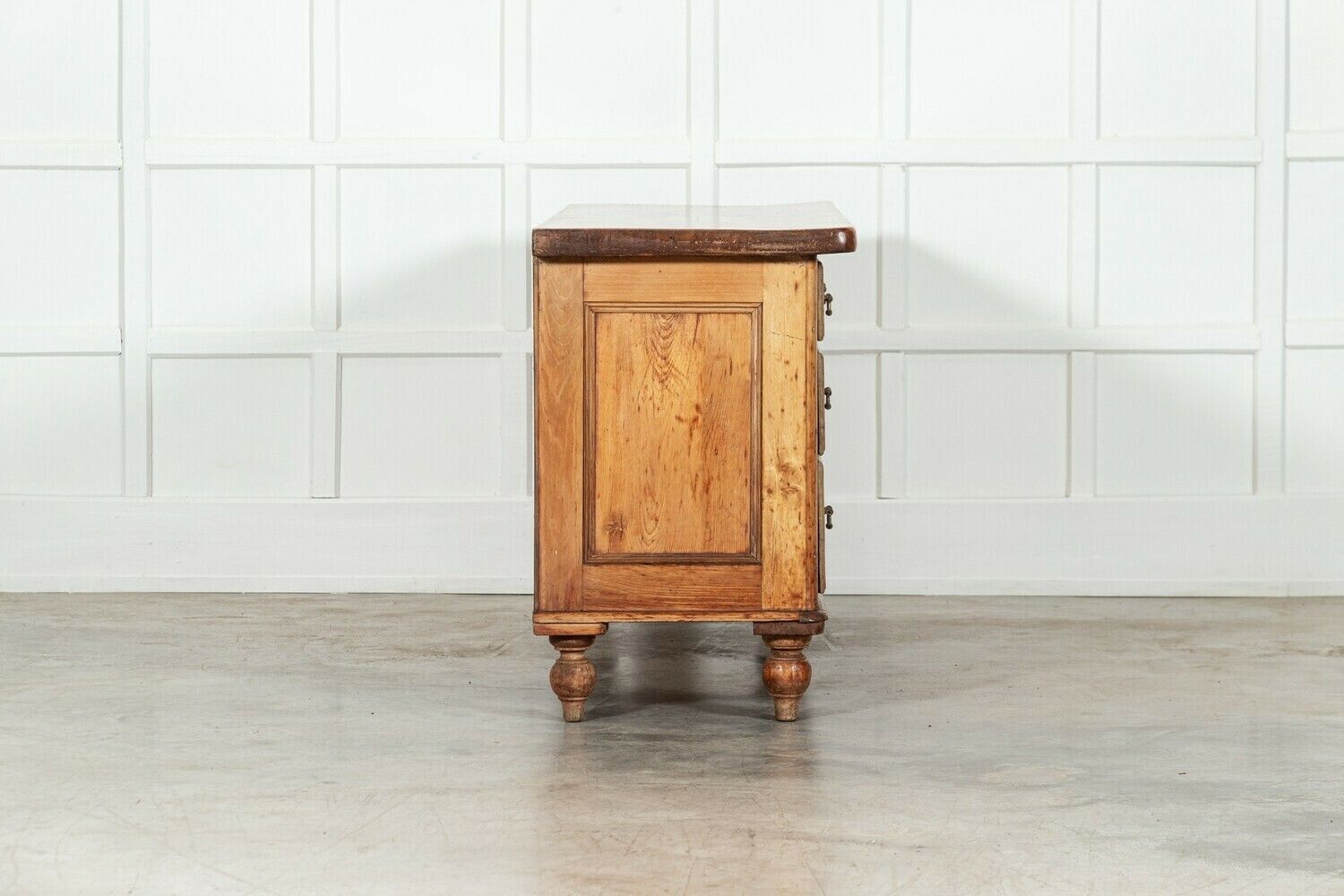 Large 19thc English Pine Dresser Base photo buy