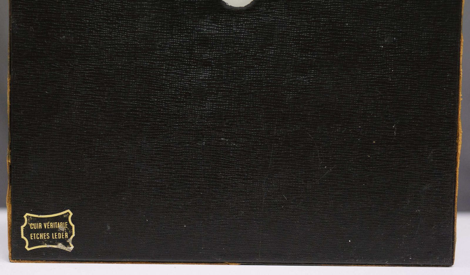 Les Ateliers L&M Bordeaux Barometer Stich Leather 1960s France photo buy