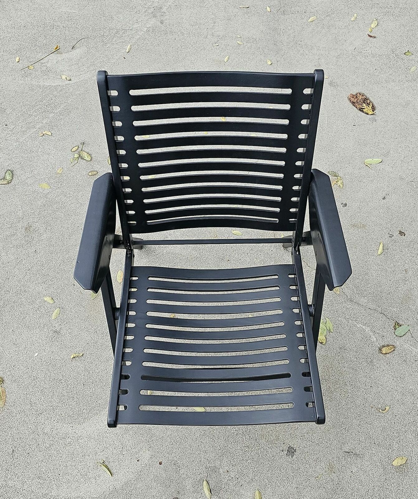 Mid Century Modern Rex Chair By Niko Kralj, Refurbished And Painted Black // Made In Yugoslavia In 1950s photo buy