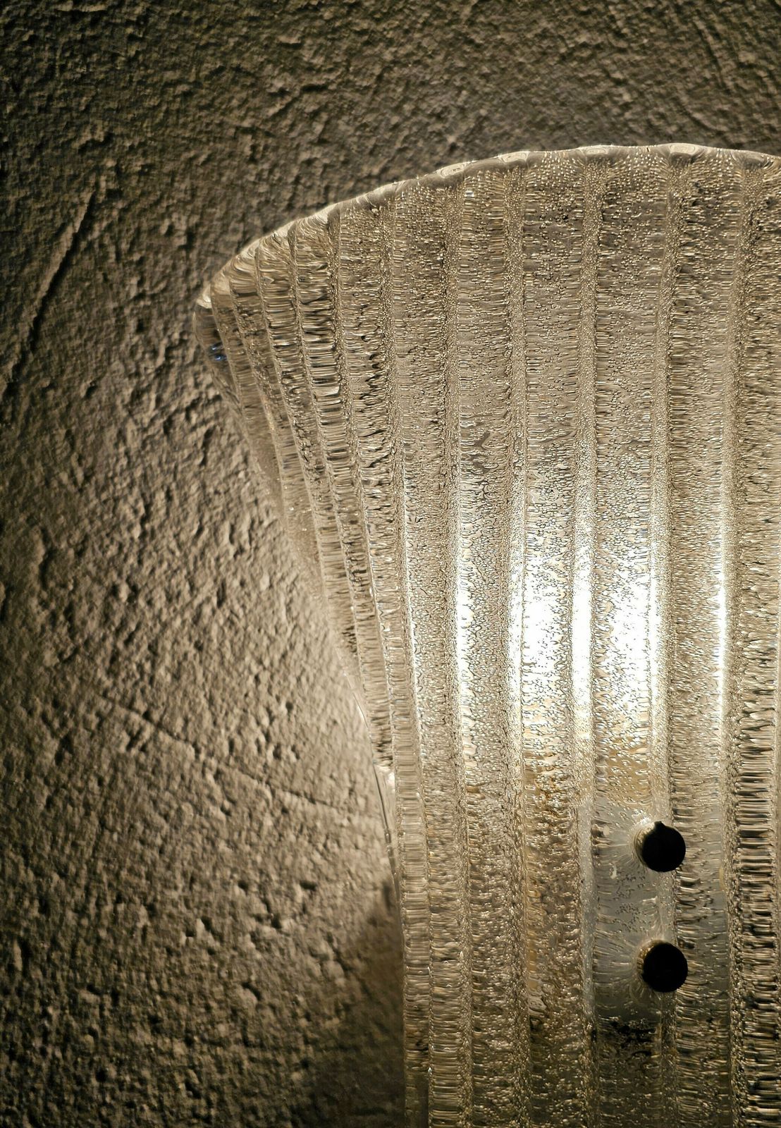 Pair Of Mid Century Modern Murano Glass Sconces By Barovier And Toso // Made In Italy In 1970s photo Lighting