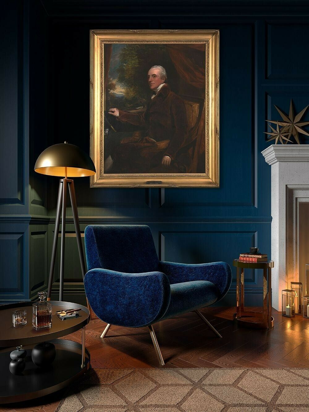 'Portrait Of William Baker Of Bayfordbury' By Sir Thomas Lawrence photo furniture