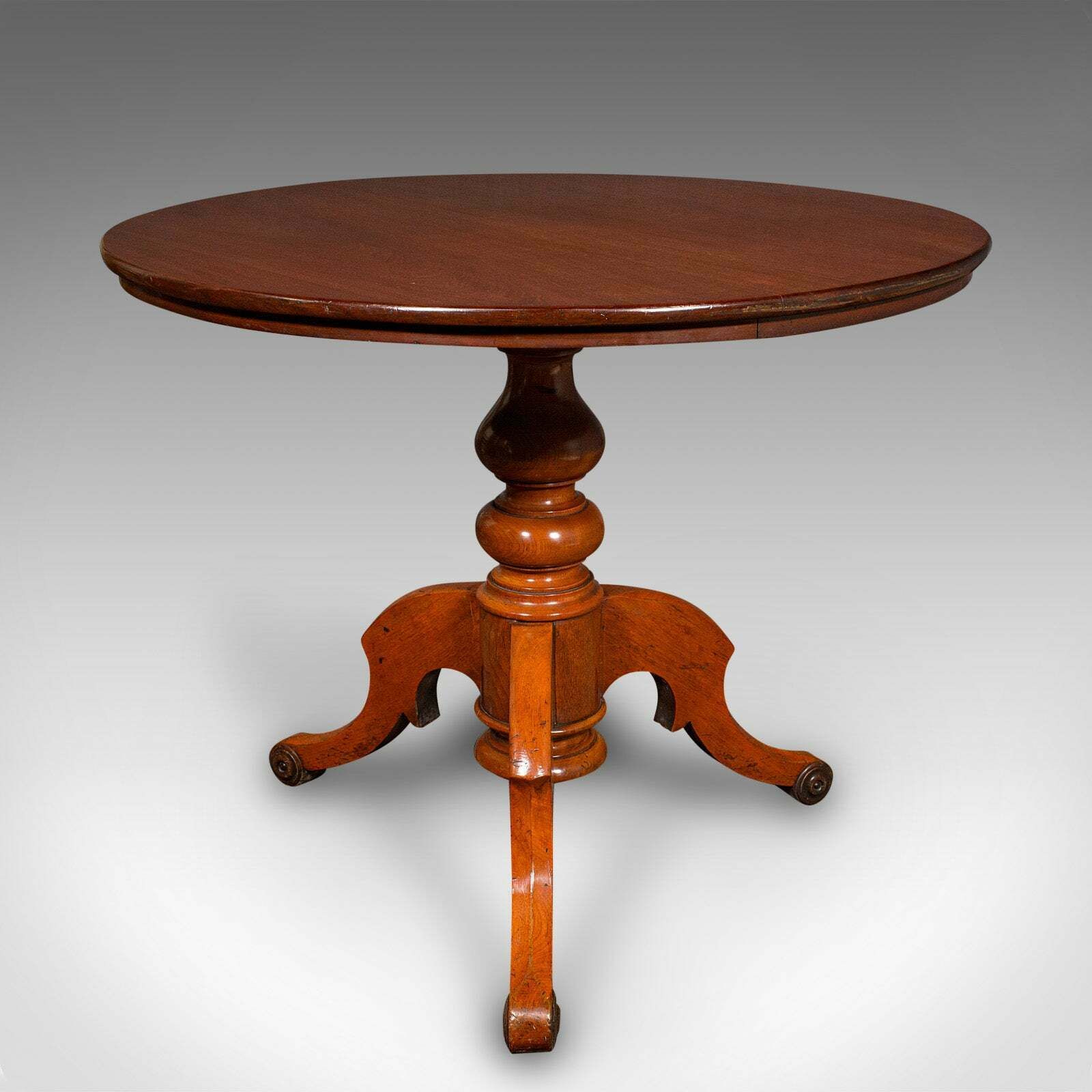 Antique Display Table, English, Walnut, Intimate Dining, 2 4 Seat, Victorian photo Furniture