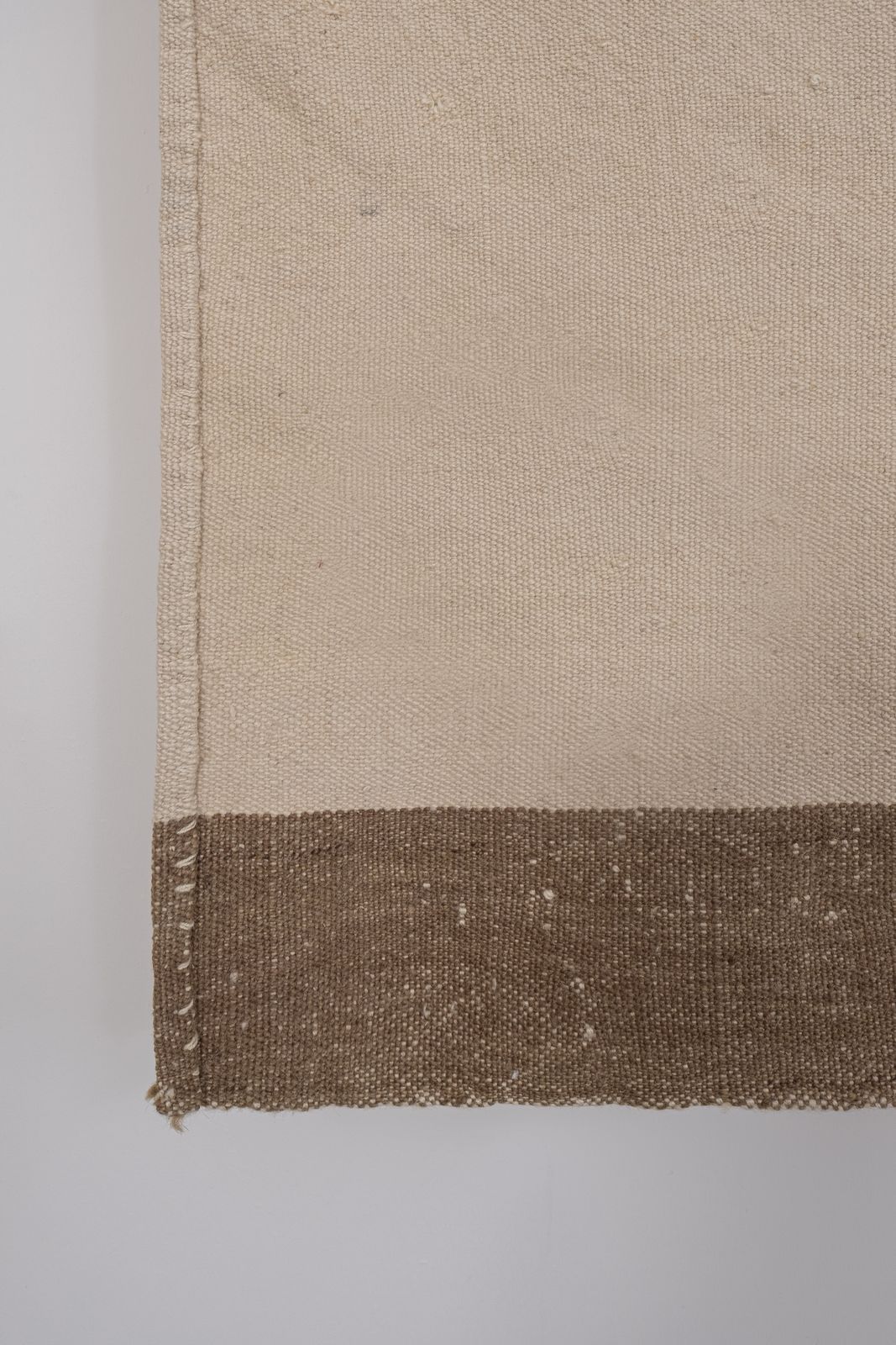 Vintage Organic Wool Turkish Hemp Kilim Rug   4'11" X 9'6" photo Textiles