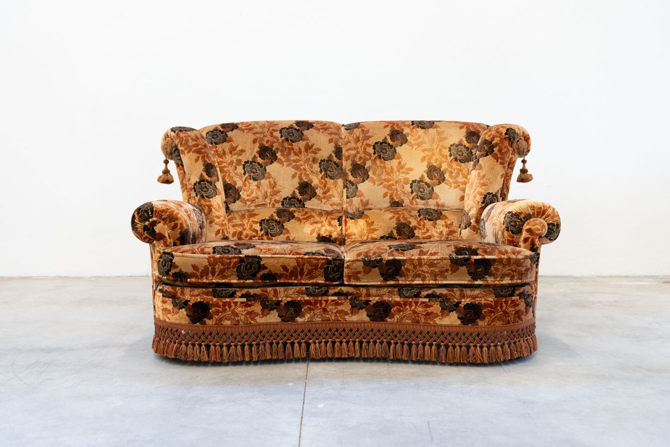 Small Lounge Composed Of A 3 Seater Sofa And 2 Armchairs, 1970s Baroque Style. photo furniture