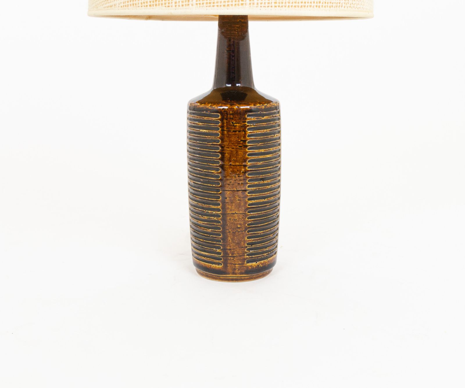 Chestnut Brown Dl/30 Table Lamp By Linnemann Schmidt For Palshus, 1960s photo for sale