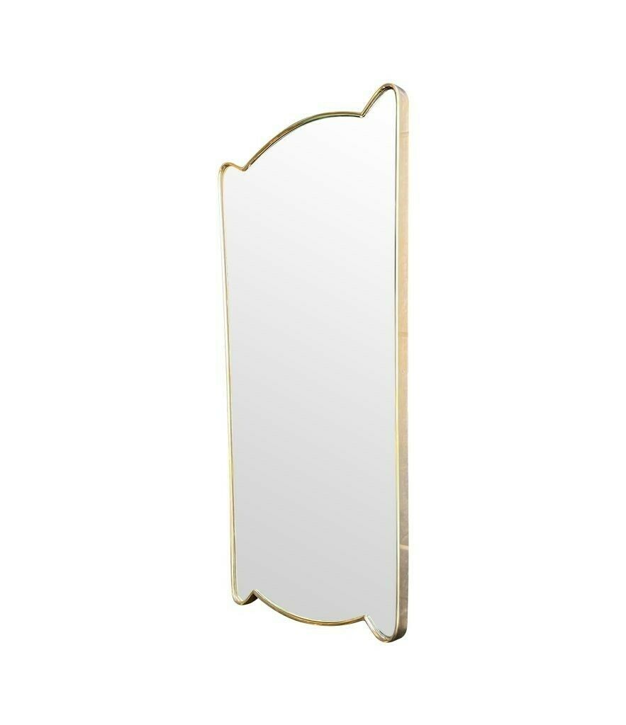 A Lovely Unique Shaped Orignal 1950s Italian Shield Mirror In The Style Of Gio Ponti photo furniture