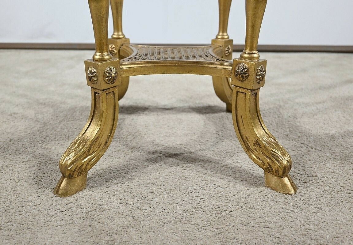 photo furniture High Trolley In Golden Wood, Louis XVI Style – 1920