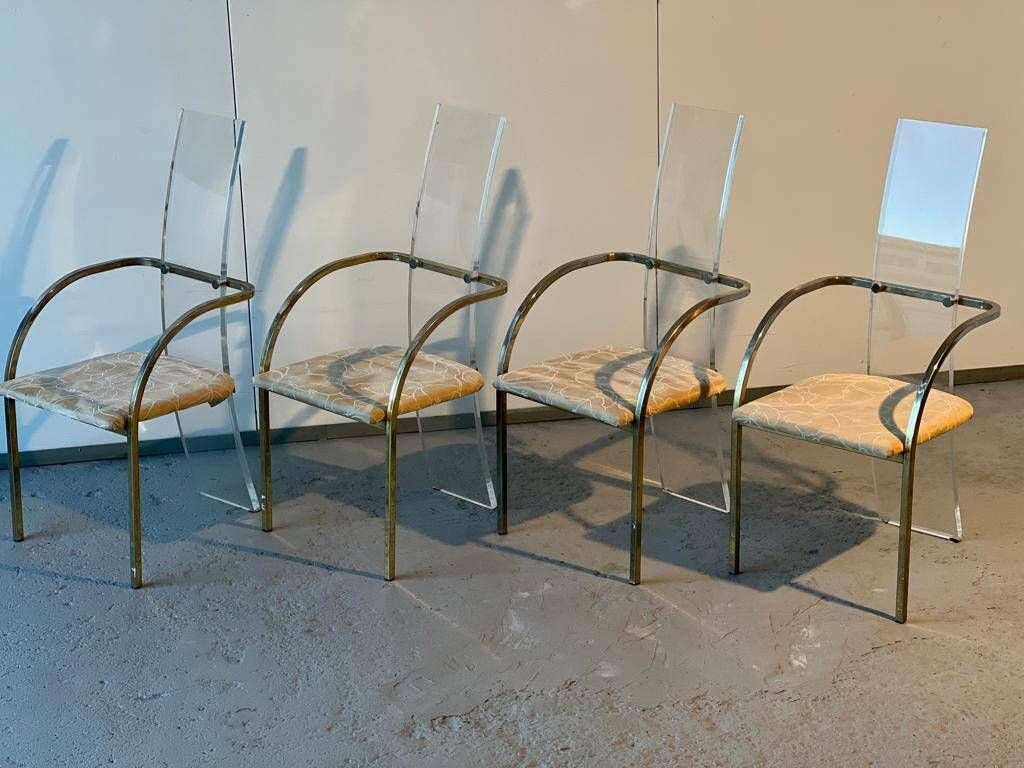 photo furniture Set Of 4 Charles Hollis Jones Chairs For Belgo Chrom 1970
