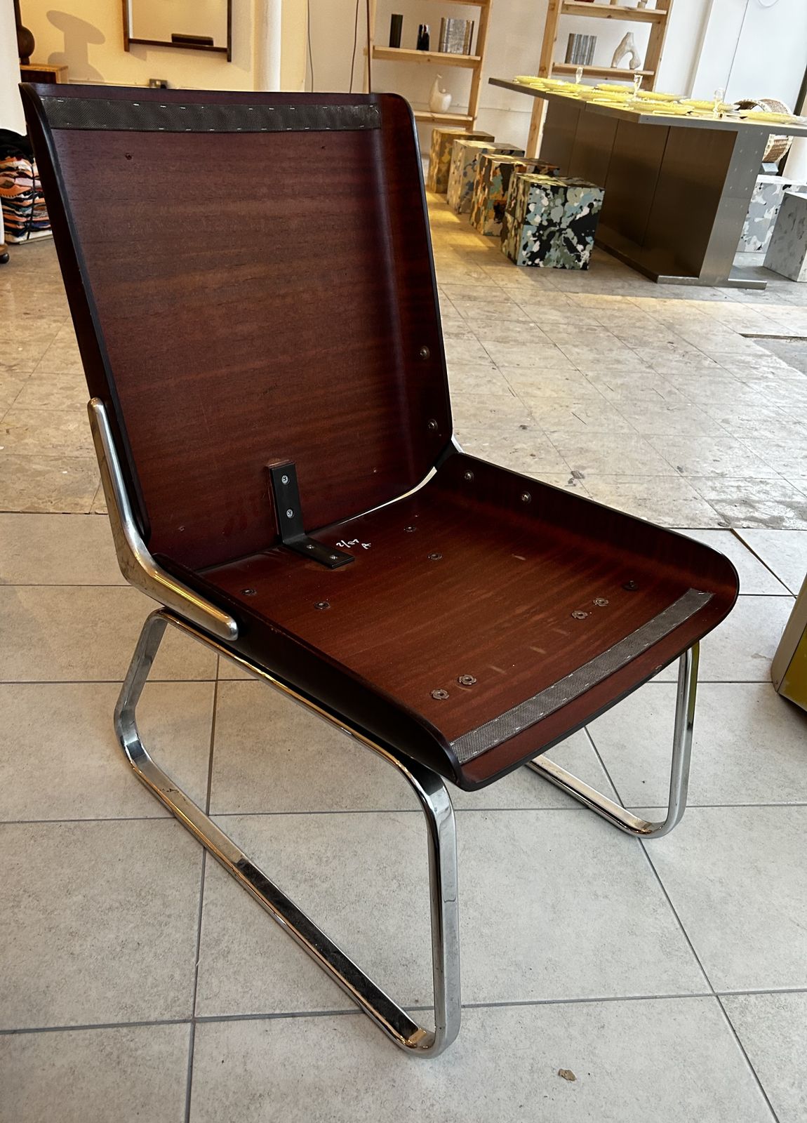 A Rare Set Of Four Original Gordon Russel Rosewood And Chrome Chairs photo 780.0