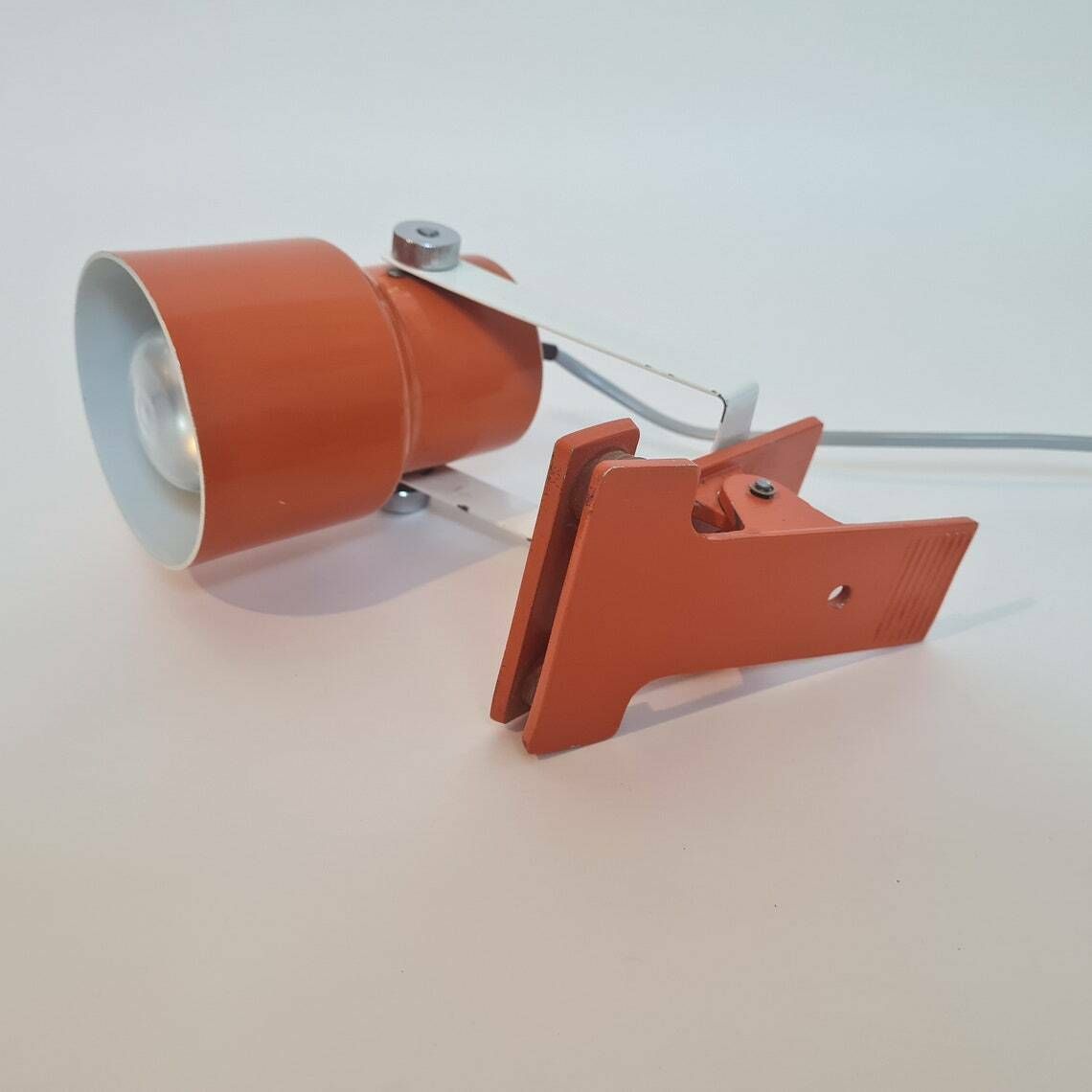 photo furniture Vintage Mid Century Klemlamp Van Josef Hurka Voor Napako, Jaren 1970