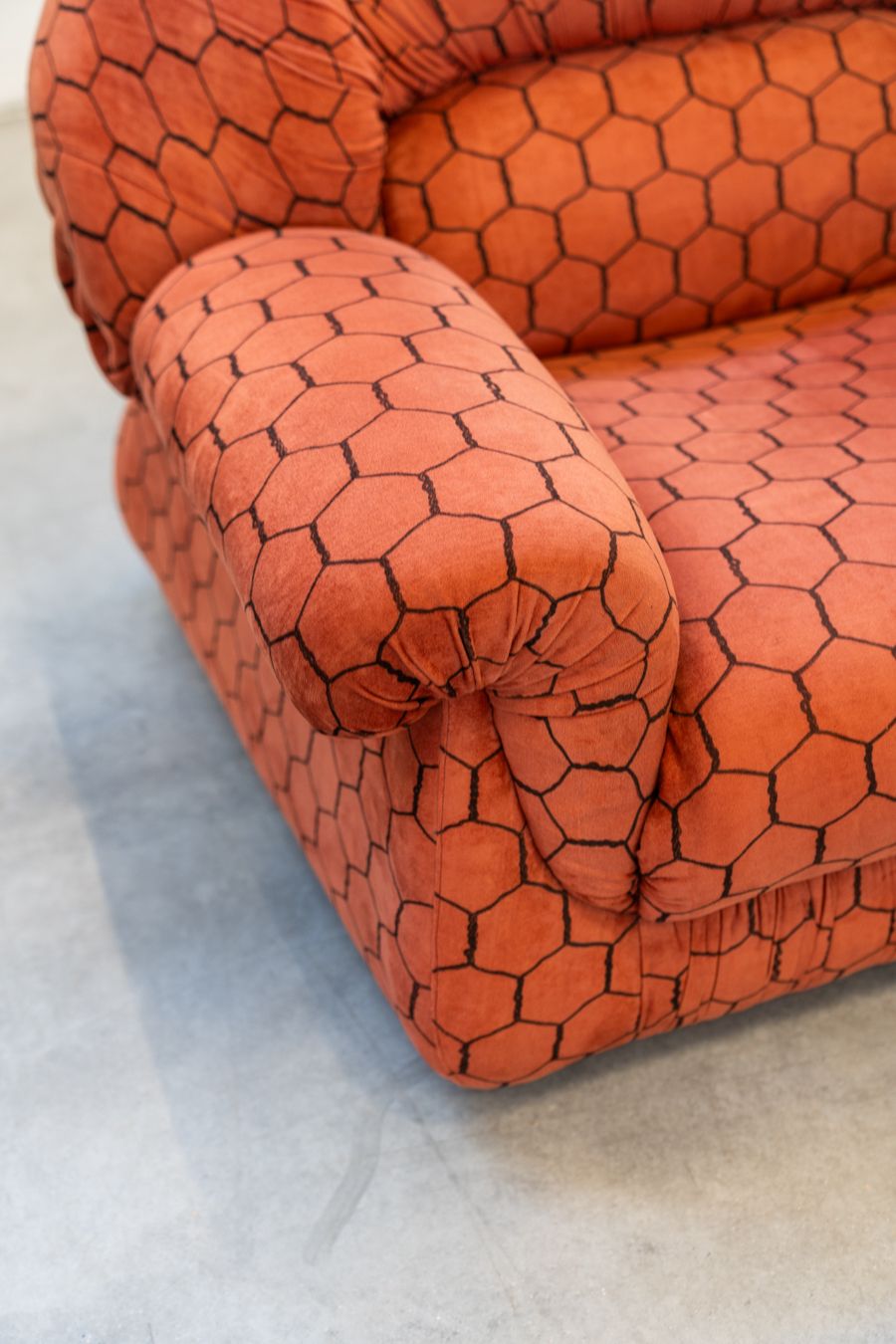 Vintage Lounge, Club Style, Consisting Of 3 Seater Sofa And 2 Armchairs, 1970s photo vinterior