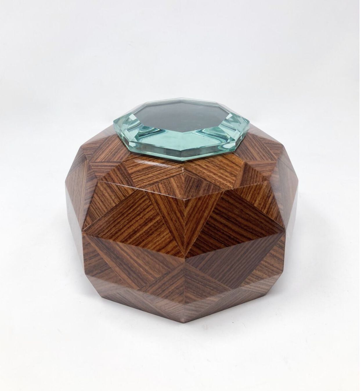 Box By Fontana Arte, Wood And Glass, 1940s photo Home Decor