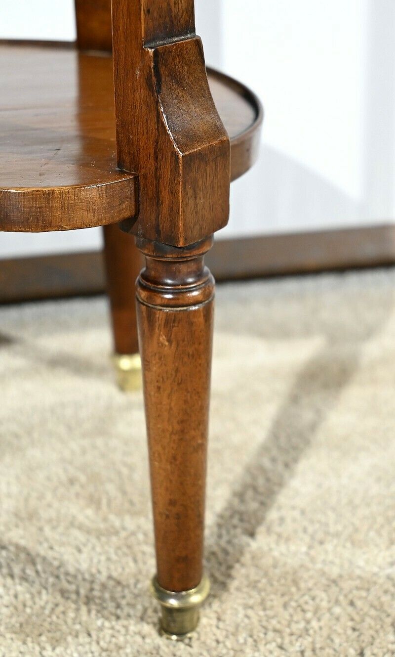 photo buy Small Mahogany Drum Table, Louis XVI Style – Early 20th Century