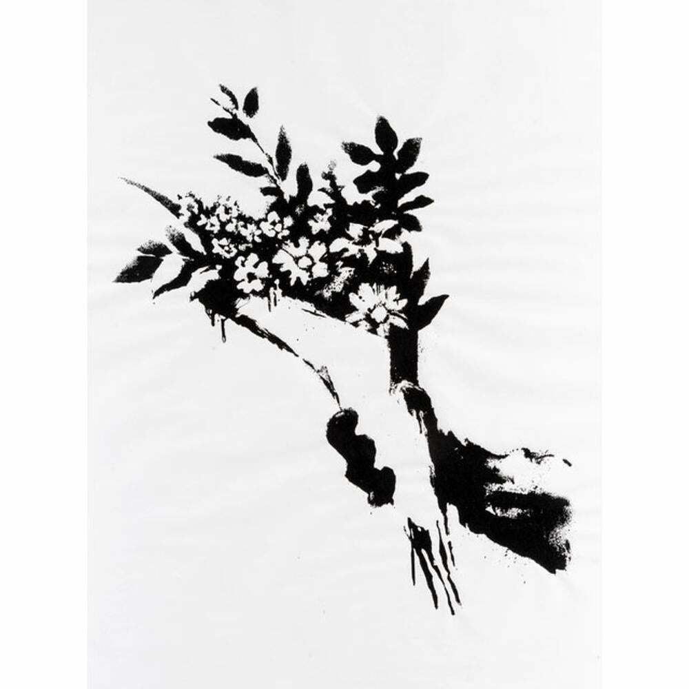 Banksy Gdp Flower Thrower By Banksy 2019