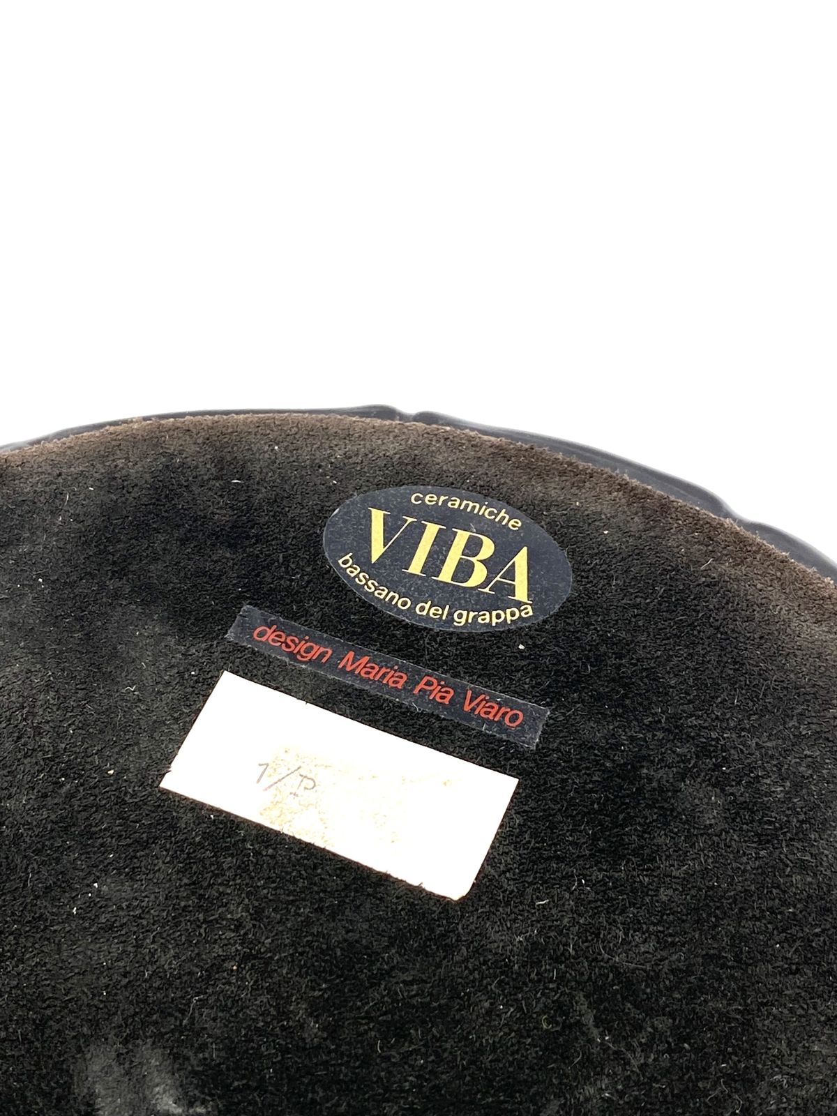photo vintage Hollywood Regency Ceramic Ashtray / Vide Poche, Viba Ceramiche, Ca. 1970